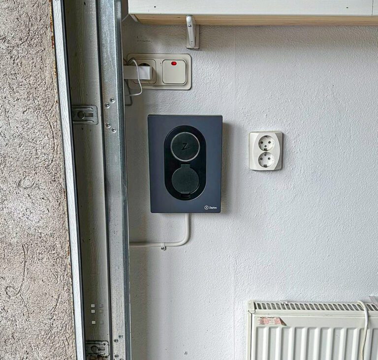 laddbox höllviken med personskyddsautomat Coulomb El installation